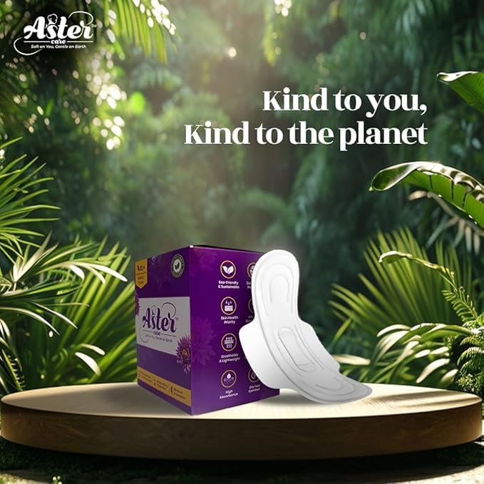 Astercare Biodegradable Sanitary pads XL+ Image 1