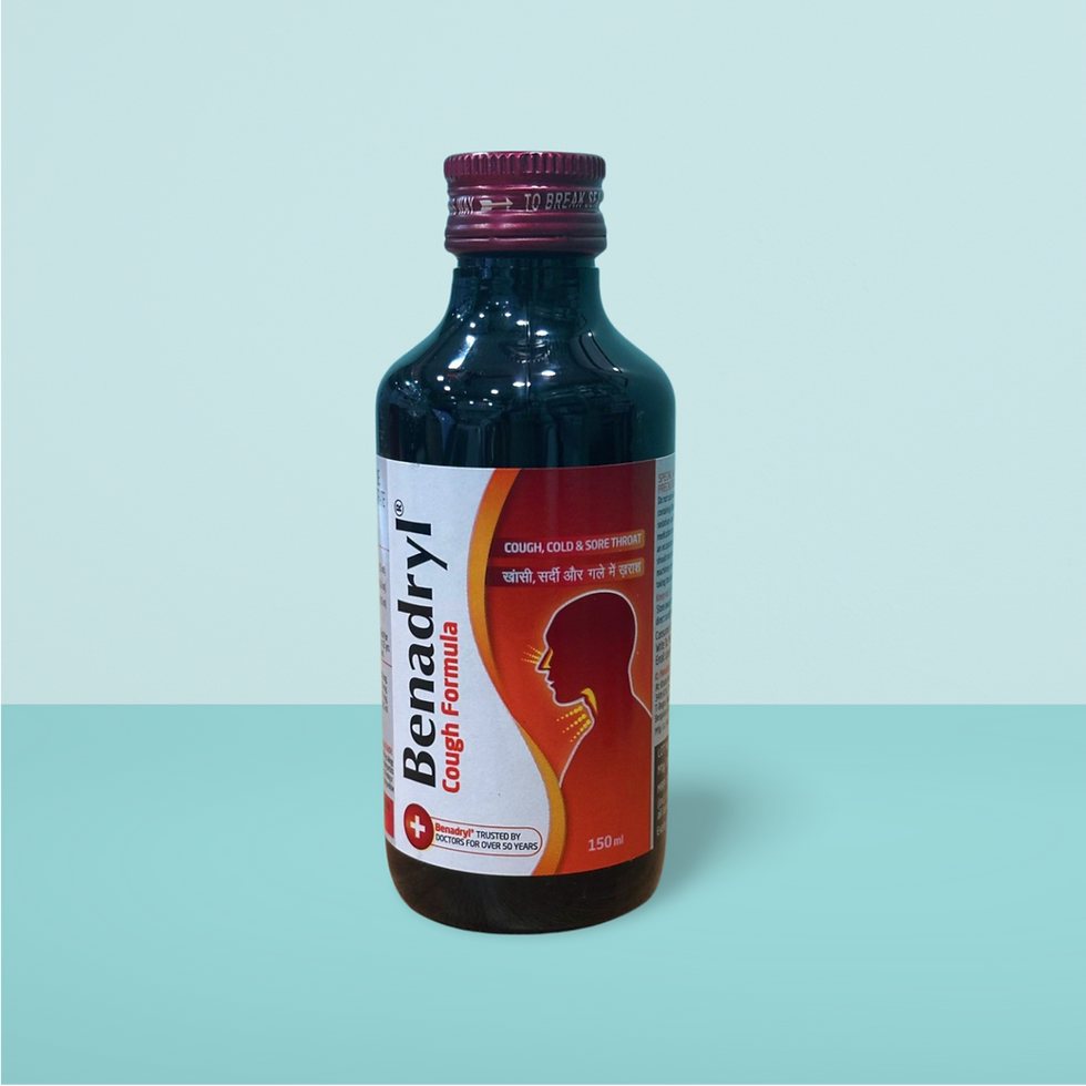 Benadryl Cough Syrup