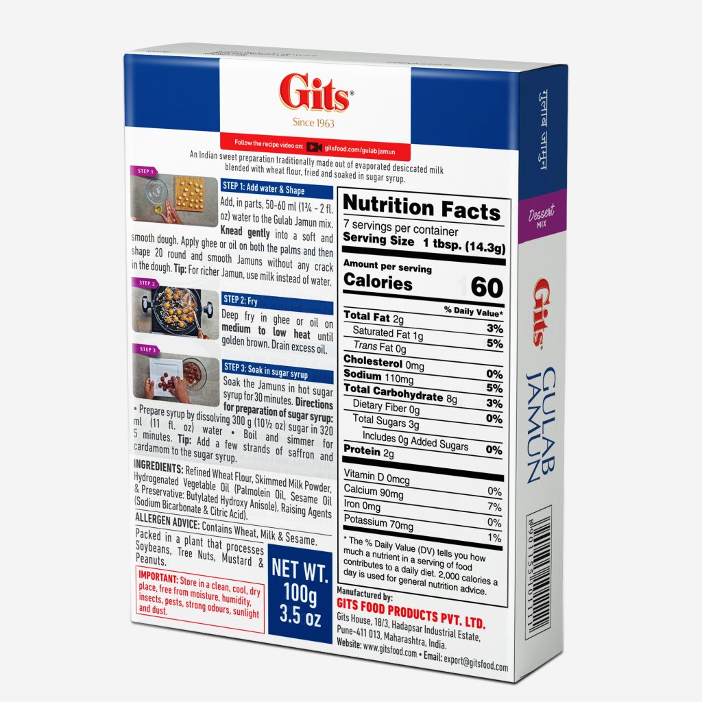 Gits Gulab Jamun Mix