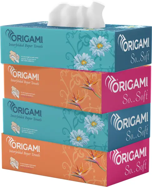 Origami Facial Tissues